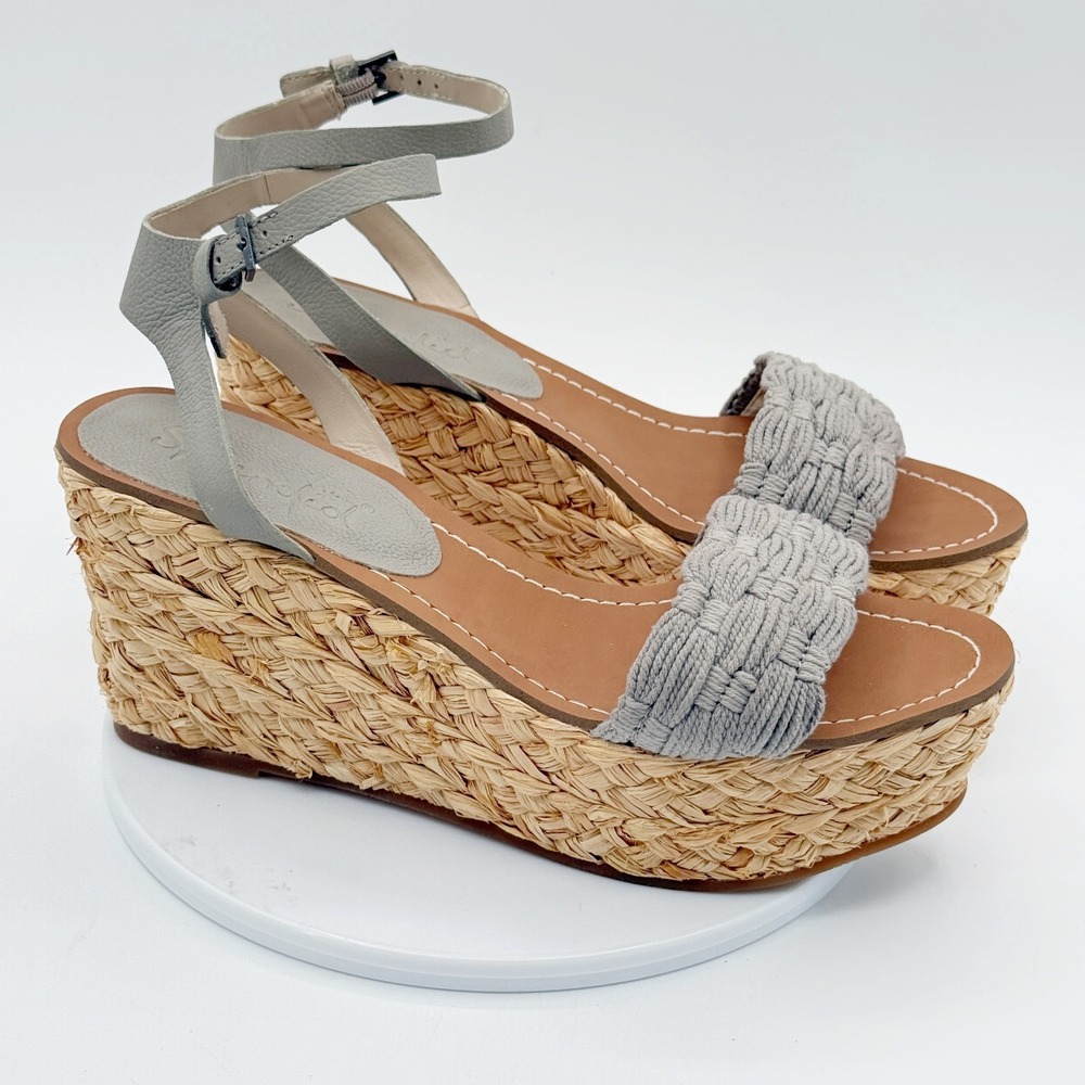 Splendid Maura Wedge Sandals Size 8.5 Womens Espadrille 3.5" Platform NEW no box